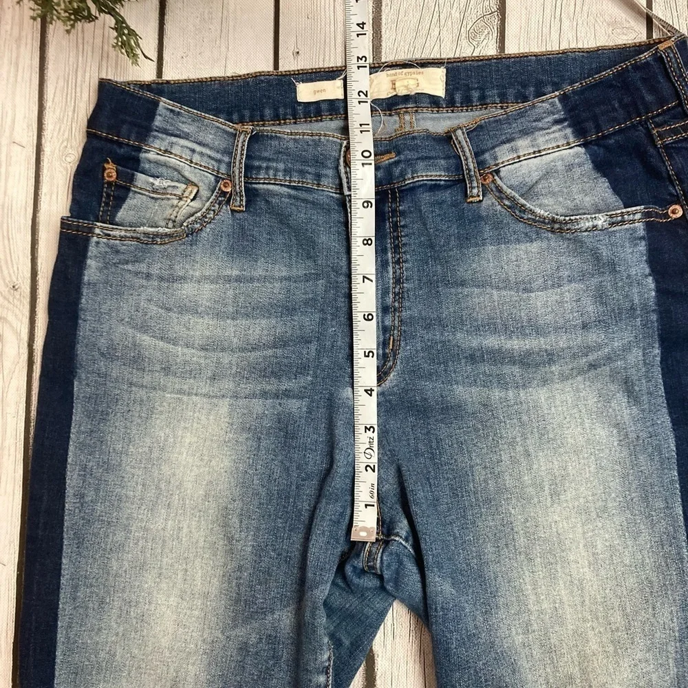 Band of Gypsies Two Toned Gwen Jeans